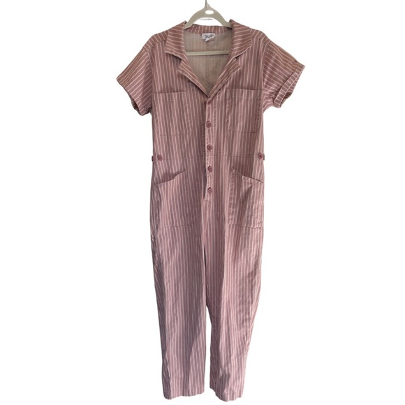 Anniewear Pants - Queenie Indie Pink Denim Utility Jumpsuit – XL – Anniewear for Piper & Scoot